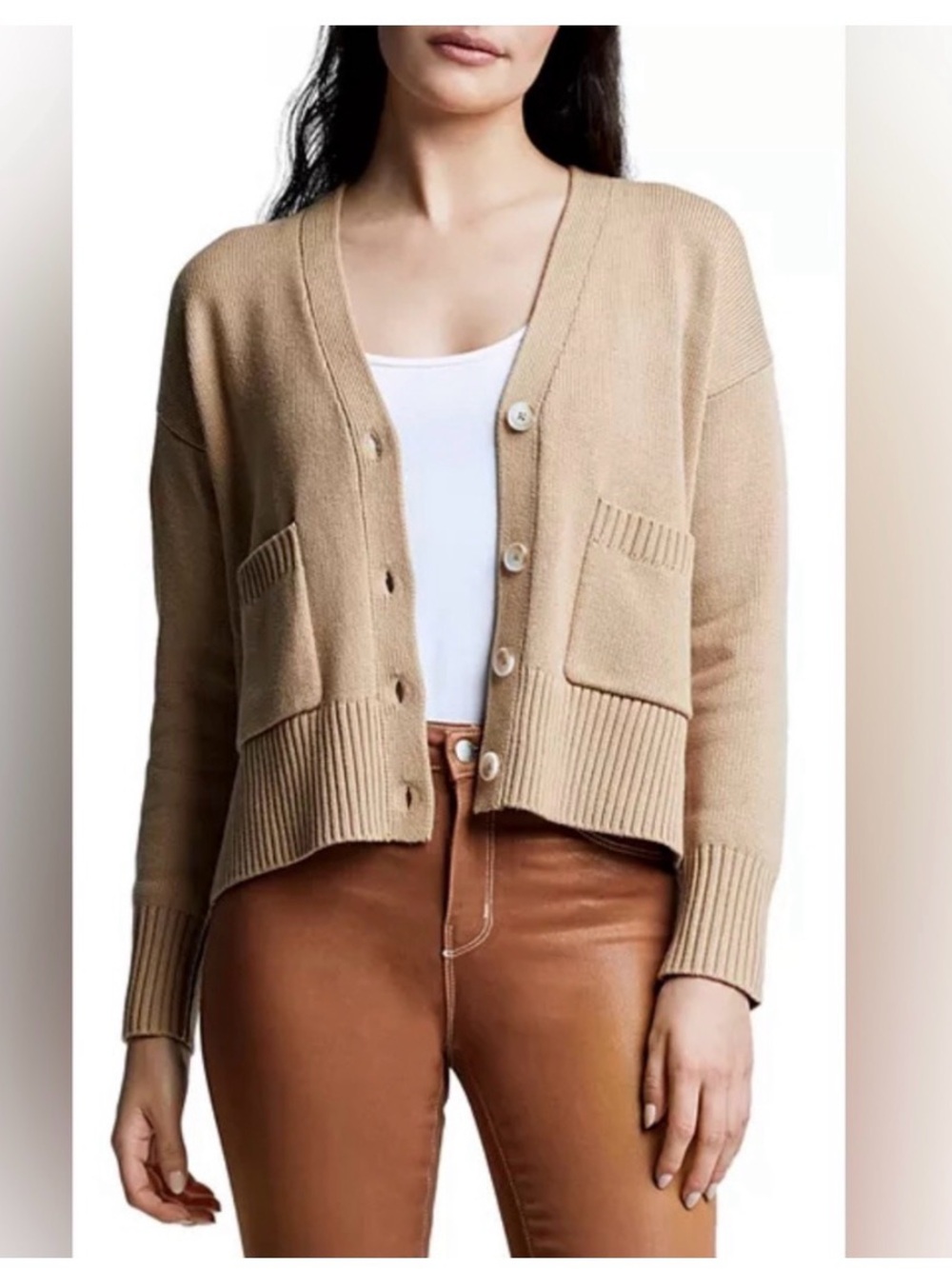 L’AGENCE High-Low Cardigan - Picture 7 of 8